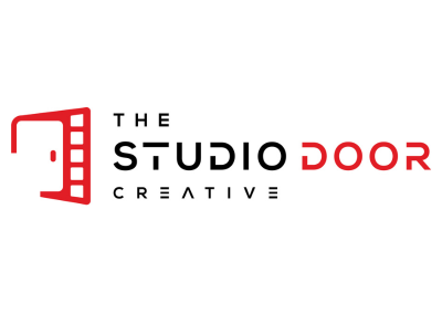 Studio Door Directory Logo 400 x 284 placeholder logo image. Black text inside a black square.