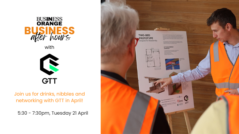 GTT Business After Hours details with team photo (info in website text)