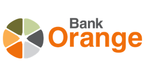 Business Orange Logo - black text